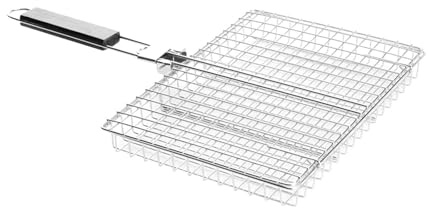 QUILSTM Cestello per barbecue versatile con elevata capacità per grigliare più ingredienti contemporaneamente per riunioni Cestello per grigliare Rete per