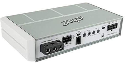 Stinger SPX700X4 Marine & Powersports 4-Channel 700W Class D Micro Amplifier for Motorcycle, Boat, ATV, UTV, Side by Side RZR, 4x4 Off Road Vehicle or Car Audio System, Subwoofer Bass Knob