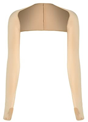 WoLover Women Cooling Shawl Arm Sleeve with Finger Hole, Comfortable & Breathable, Anti-UV, Ladies Sun Protection Cooler Shrug