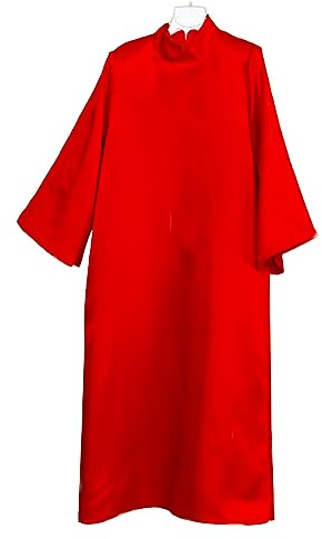 Pegasus Tunica Raso Rosso Bambino/A Made in Italy (5-6 Anni)