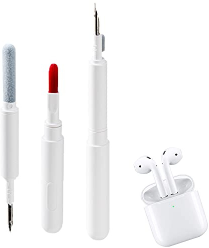 4 in 1 Cleaning kit, Multifunktions Cleaner Kit, Kopfhörer Reinigungsbürste Reinigungsstift, Reinigungsstift Weiche Bürste für Airpods Bluetooth-Kopfhörer Ladebox Tastatur-Kamera-Staubreiniger