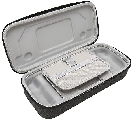 Custodia per il Trasporto per Steam Deck Console, Custodia Rigida per Console Portatile Borsa da Viaggio Protettiva Supporto per Slot per Schede di Memoria Integrato per Steam