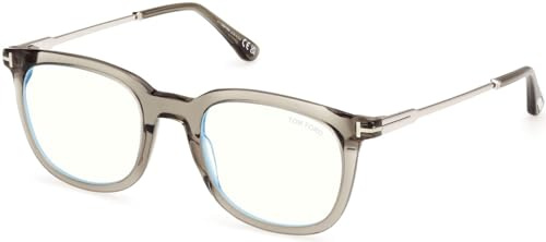 TOM FORD Unisex FT5904-B Lunettes de Soleil, Shiny Dark Green, 50