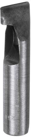 QUARKZMAN 25x2 mm Lochstanzer für Leder, Oval Locheisen für Bohrer, Lochstanze Einzelstanze für Gürtel Uhrenarmbänd Papier Dicke Stoffe Lederarbeiten Riemen