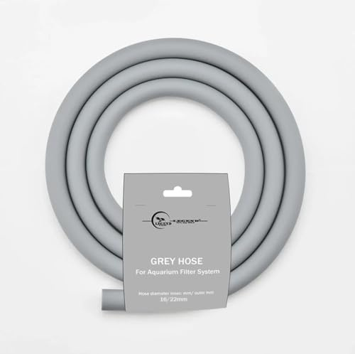 Legend - Manguera de silicona para acuario (16/22 mm), color gris