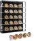 Cokritsm Challenge Münzvitrine, Acryl Münzhalter-Display, 5 Etagen Herausforderungs-Münzdisplay mit abnehmbaren Regalen und magnetische Tür, Münze Box passt 45 militärische Medaillen,Abzeichen
