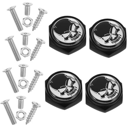 MUCKLILY 1 Satz Auto Kennzeichenschrauben Auto Kit Kennzeichenschraube Großmengen Kennzeichenschrauben Dekorative Nummernschildschrauben Kennzeichenschrauben Diebstahlsicherung