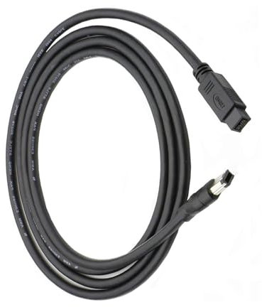 Rudiaoa Firewires Cable IEEE1394 - Adaptador de 6 pines macho a macho de 9 pines para impresoras, escáneres y discos duros
