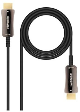 PRENDELUZ Cable HDMI 2.1 8K@60Hz, 4K@120Hz, 48Gbps, 20m - Conexión de alta velocidad para televisores, monitores y dispositivos de entretenimiento.