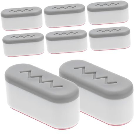 Hemobllo 8piezas Almohadillas Para Asiento De Inodoro De Tope Amortiguador Reducción De Ruido y Protección Para Tapa De Wc Aislante y Resistente Golpes