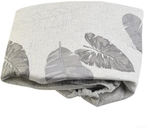 Extra breiter Bügelbrettbezug mit Kordelzug für 147 x 48 cm, hohe Elastizität am Rand (Bananenblatt)