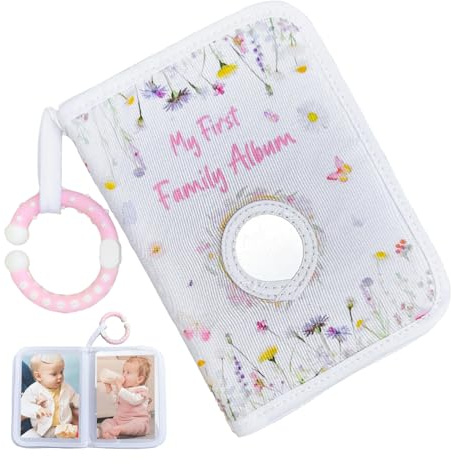yupeuooe Libro Fotografico Per Neonato | Album Per Famiglie E Bambini,Adorabile Album per Ricordi di Viaggi, Scuola, Vacanze, Escursioni, Famiglia
