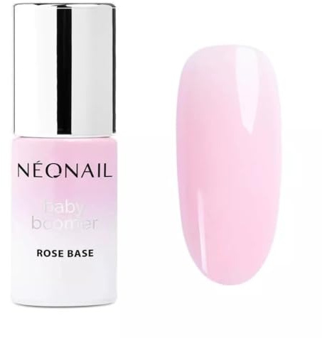 NÉONAIL UV Nagellack - Base Coat Gel UV - Baby Boomer Rose Base 7,2 ml - Unterlack Für Nägel - Lack - Gel Nägel - NÉONAIL Modeling Base