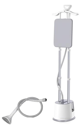 YIGECHENXIN 2000W 2 en 1 Vapor de Prenda de pie 2.5L Temperatura Control de Hierro Arrugado Comercial con Varilla telescópica y Percha para Chaquetas Bajas, Sudaderas,110V
