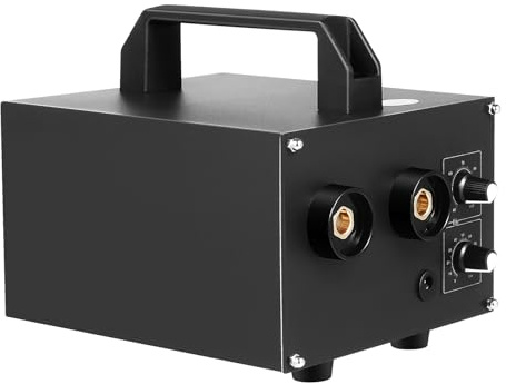 OUKANING Poste à souder par points 6700 W, onduleur de soudage 1600 A avec technologie SCR, pour véhicule électrique et batteries, poste à souder de précision avec réglage en continu du courant 40-100