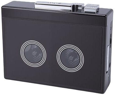 Eminchu Reproductor de Cinta de Casete, Convertidor de MP3 Portátil, Reproductor de Casete a MP3 con Unidad USB y Conector Auxiliar, Ideal para Auriculares, Parlantes y Audio para Automóvil