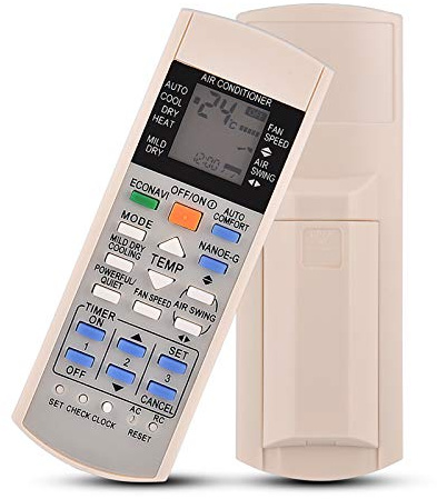 Eboxer Télécommande de climatisation Télécommande Universelle Remplacement pour Panasonic Climatiseur A75c3300 A75c3208 A75c3706 A75c3708