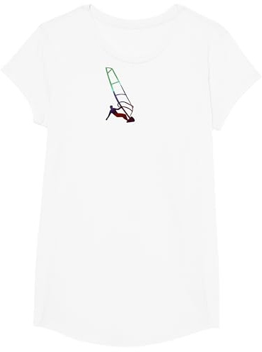 Windsurfen mit Windsurfer und Surfbrett T-Shirt