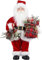 Uten Figurine de Père Noël, Debout de Père Noël Rouge 30.5cm/12in Traditionnelle Décoration de Noël GNOME Chiffres Noël Mignon Ornement pour Les Ornements de Table Fête de Noël