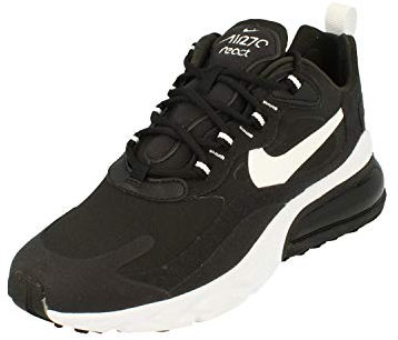 Nike Air Max 270 React Donne Running Trainers CI3899 Sneakers Scarpe (UK 3 US 5.5 EU 36, Black White 002)