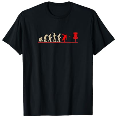 Disc Golf Evolution Frolf Frisbee Gift Discgolf T-Shirt