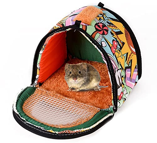 Transportbox für kleine Tiere – Transportbox atmungsaktiv für Hamster | Perspektive Tasche für ausgehende Reise Tragbarer Hamster für Segelflugzeug Eichhörnchenzucker