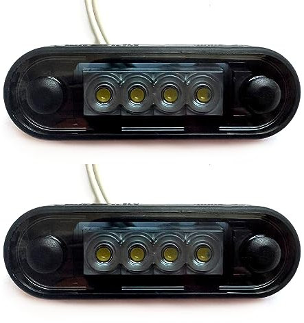 MelTruck® 2x LED Begrenzungsleuchte Umrissleuchte Dunkles E9 für LKW PKW Anhänger EMV