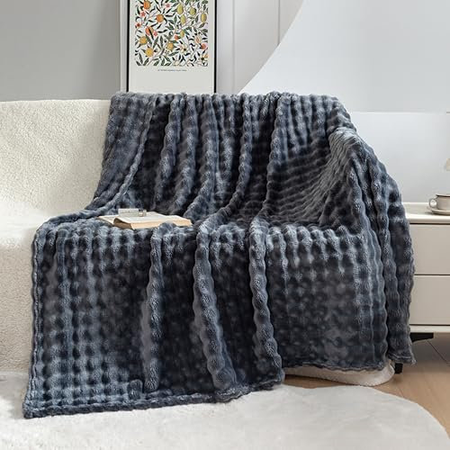 XIEMINLE Fleecedecke, weiche Überwurfdecke, große Flanelldecke, warme, vielseitige Decke, Sofa, flauschige Decke, Tagesdecke, gemütlicher Bettüberwurf für Couch, Schlafzimmer, Reisen (100 x 150 cm,
