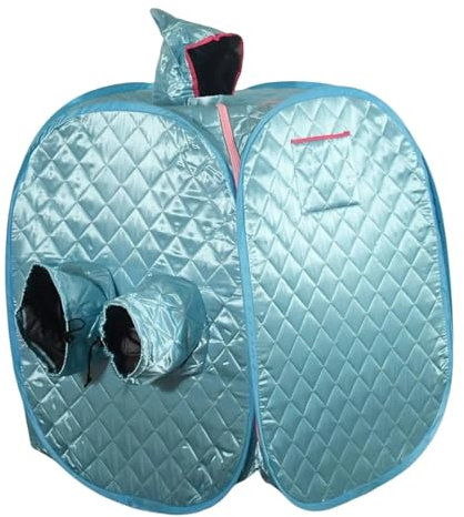 AOEGBY Sauna da Casa Sauna Spa RoomTenda a Vapore Pieghevole Portatile Senza Vapore for Una o Due Persone Portable Sauna(Blue)
