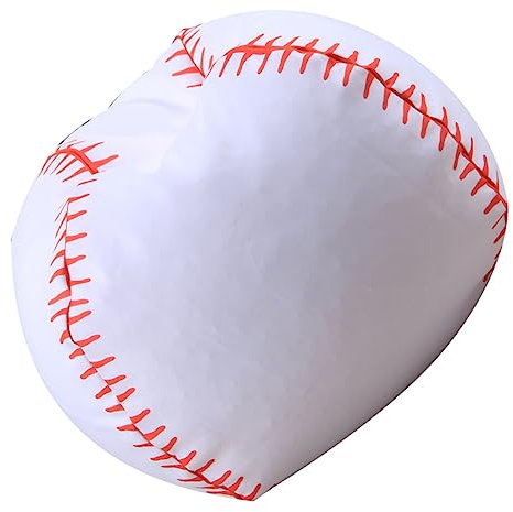 IMIKEYA Multi-funktions-spielzeug-aufbewahrungstasche Im Baseball-design Plüschspielzeug-container Und Sitzsack Mit Reißverschluss Für Kinderzimmer Und Wohnräume