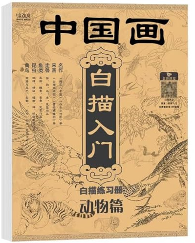 Bemvp Cahier D'exercices De Traçage De Peinture Chinoise, Livre De Pratique De Peinture, Cahier De Dessin Chinois pour Enfants Débutants Ou Amoureux De Chine