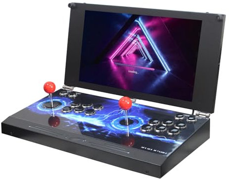 26800 in 1 Hand-held Portable Arcade Game Console 17.5-inch HD Screen Dual Players 3D Box DX, Retro Video Game Machine Search/Hide/Save/Load/Pause Games