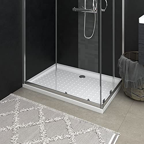 Snsowed Piatto Doccia con Superficie Puntinata Bianco 70x100x4cm in ABS,Piatto Doccia,Attrezzature per Bagni-148899