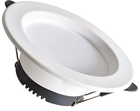 Faretto da incasso a LED ultra sottile da 9 W, lampada da soffitto rotonda, in lega di alluminio, per casa, ufficio e uso commerciale, illuminazione ad alta efficienza energetica