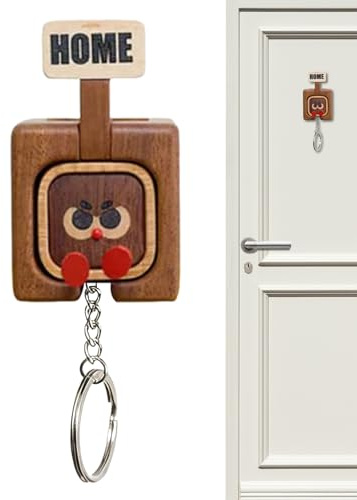 Soporte para llaves, organizador de llaves de pared, estante de almacenamiento de entrada, ganchos decorativos para colgar, estación de gestión de llaves del hogar, panel colgante montable, accesorio