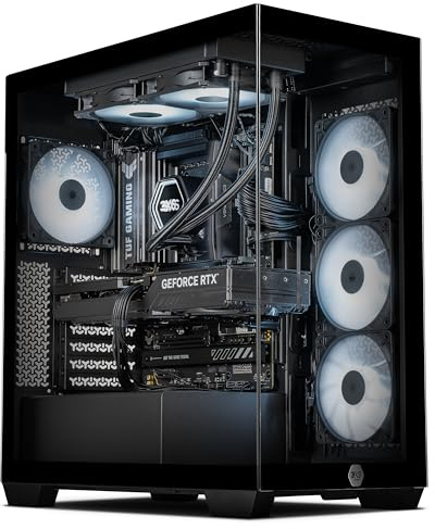 3XS Gaming PC | Vindicta RTX 5070 | AMD Ryzen 7500X3D | 16GB DDR5 6000MHz RAM | 1TB NVMe M.2 SSD | WiFi | 650W PSU | 240mm Liquid Cooler | AI Ready | Windows 11