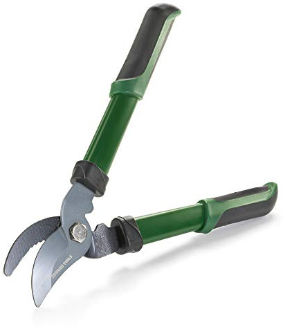 Edward Tools 15” Power Bypass Lopper / Pruning Shear - Powerful cut up to 1” diameter - High Carbon Steel Blade - Rubber Ergo Grip Handle