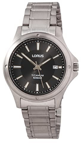 Lorus Men Analog Quartz Watch with Metal Strap RG867CX9