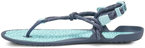 Xero Shoes Women's Aqua Cloud Barefoot Water Sandals, Blue Glow, 9