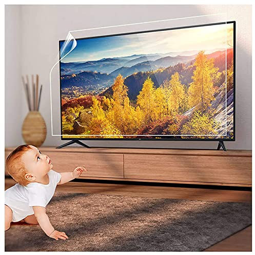 Protecteur d'écran TV anti-lumière bleue 32-75 pouces Film anti-reflets/anti-rayures Protection des yeux et soulage la fatigue oculaire, pour LCD, LED, OLED et QLED 4K HDTV/A / 32 Inches 698x392 mm