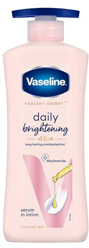 Vaseline Healthy Bright Daily Brightening Body Lotion, 400 ml, con vitamina B3