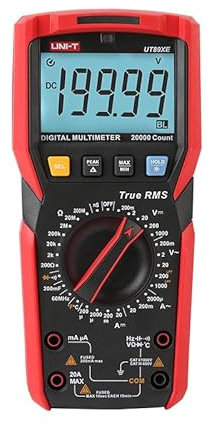 UNI-T Uni-trend Multimeter clamp meter UT89X UT89XD Professional Digital Multimeter True RMS NCV 20A Current AC DC Voltmeter Capacitance Resistance Tester(UT89XE)