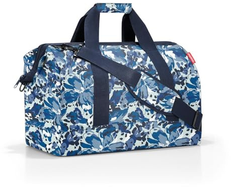 reisenthel Allrounder L Vielfältige Doktortasche zum Reisen, für die Arbeit oder Freizeit Mit funktional-stylischem Design, Couleur:Flora Blue