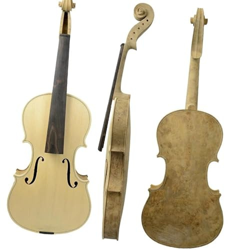 strumento violino Violino A 5 Corde Avanzato Fatto A Mano, Violino, Acero, Abete Rosso, Parte Superiore Posteriore, Custodia Triangolare Per Violino 4/4 Fai Da Te