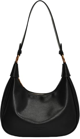 HiTotes Mezzaluna Borsa a tracolla per le donne Piccola Mezzaluna Borsa a tracolla Borsa rossa Borsa a mezza luna Borsa per ravioli Borsa autunnale Borsa Hobo in pelle