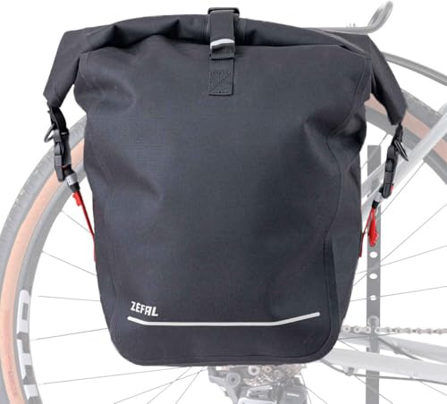 ZEFAL Z Traveler S30 - Vattentät Cykelväska - Cykelförvaringsväska, Stor Volym Cykel Bakväska - Cykeltillbehör - 1,2 g, 30 liter