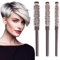 3 Pièces Petite Brosse Ronde, Brosse Cheveux pour Brushing, Petite Brosse a Cheveux pour Femmes Et Hommes Cheveux Courts, Dégradés, Frange, Racines, Barbe Coiffage Bouclage Lissage
