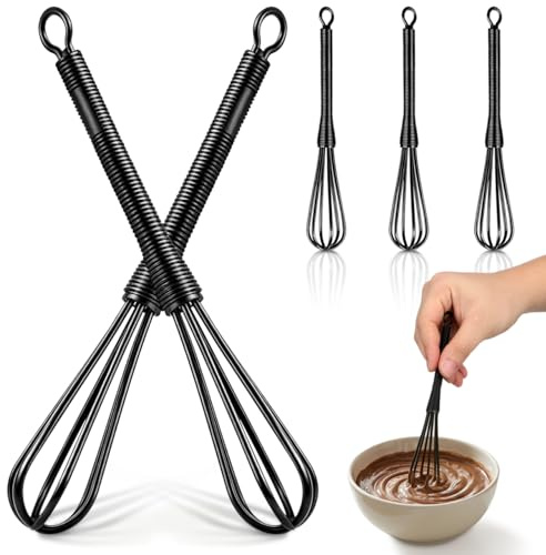GANAZONO Lot De 5 Mélangeurs De Coloration Capillaire En Plastique Petits Pour Cuisiner Ustensiles Polyvalents Réutilisables Pour Mélanger Teinture Pâte Colorante Œufs Et 6.77 Pouces