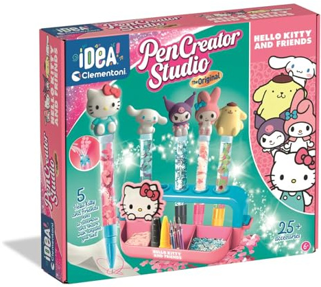 Clementoni Kit complet à personnaliser à l'infini | idéal pour les petits fans du célèbre chat blanc | idée cadeau enfant créatif