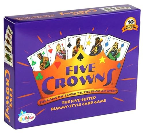 Crowns Poker Board Game,Family Card Game Essential Card Games Gather Card Games for Young Adults Can Entertain 1 to 7 Players, Bring More Joy to Family and Friends